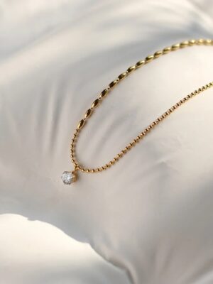 Alizeh Prom Gold Necklace