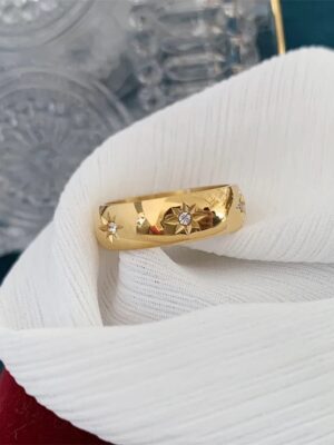Bliss Star Gold Ring