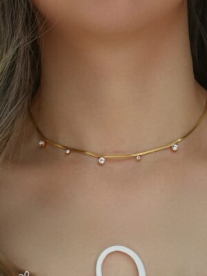 Gina Stone Gold Necklace