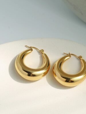 Evie Basic Gold Hoops