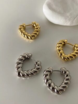 Lucy Twisted Hoops