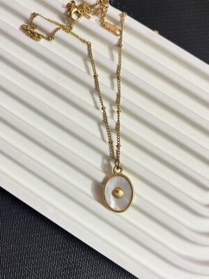 Mermaid Gold Shell Necklace