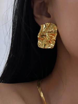 larissa-hammered-gold-earrings