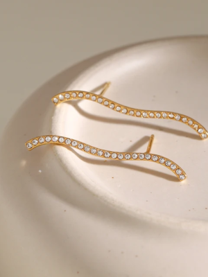 seismic-wavy-delicate-earrings
