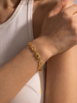 wildflower-distorted-gold-bracelet